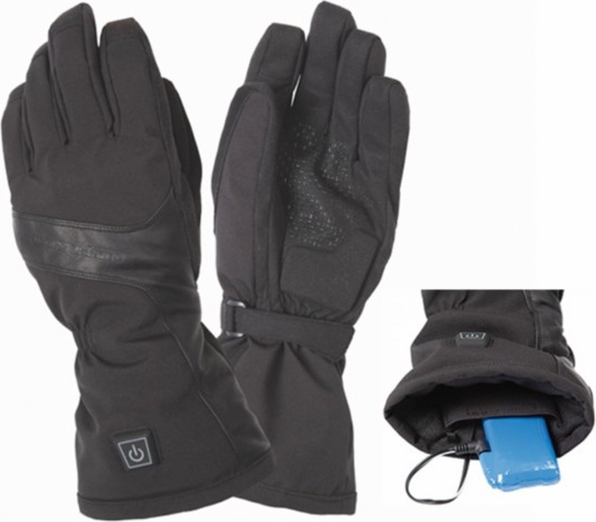 kleding handschoenset verwarming zie info xxl zwart tucano