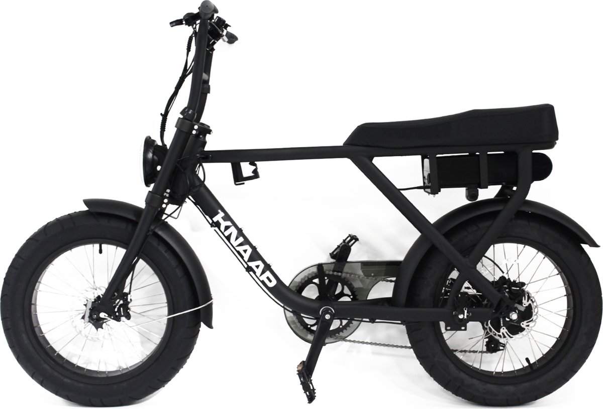 Knaap - AMS - Ebike - Elektrische fiets - tot 25km/u ondersteuning - 250w - Black Edition Fiets (elektrisch) kopen online
