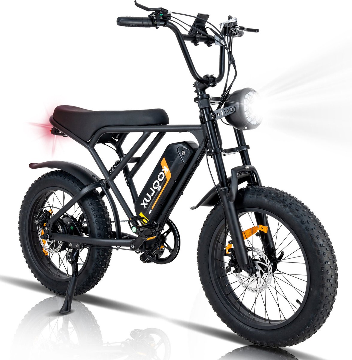 Koolux Elektrische Fiets BK29 - 20*4.0 Inch Fatbike - Mountain Snow EBike met Afneembare 48V 15Ah Lithium Batterij - City Commuter E-Bike met 250W Motor - 7 Versnellingen - IP54 Waterdicht Fiets (elektrisch) kopen online