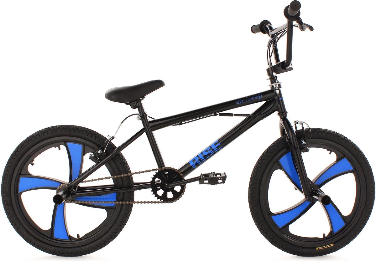 Ks Cycling Fiets 20'' freestyle-BMX Rise mag wheel zwart - 28 cm Kinderfiets kopen online