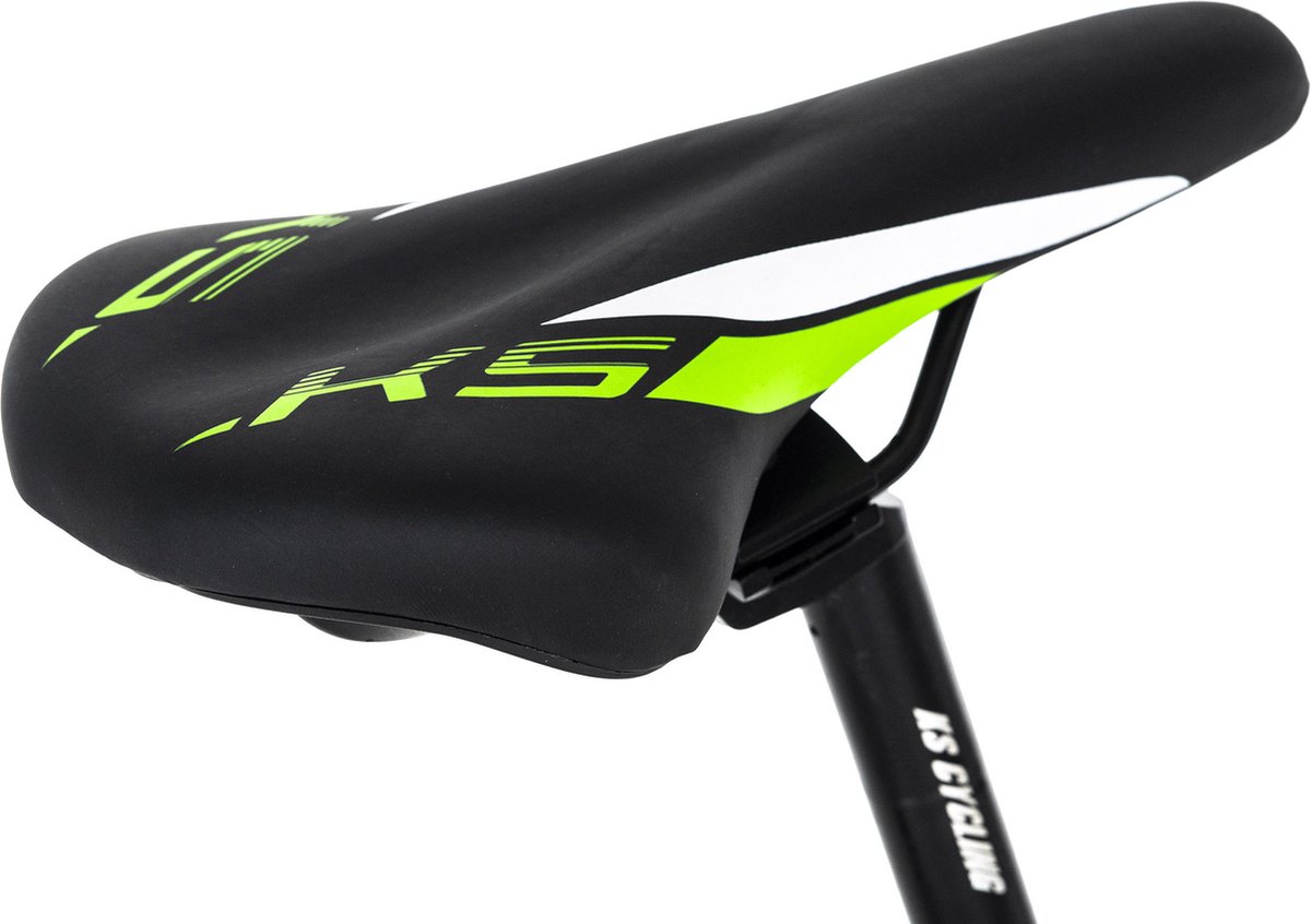ks cycling fiets mountainbike hardtail 26 inch catappa zwart groen