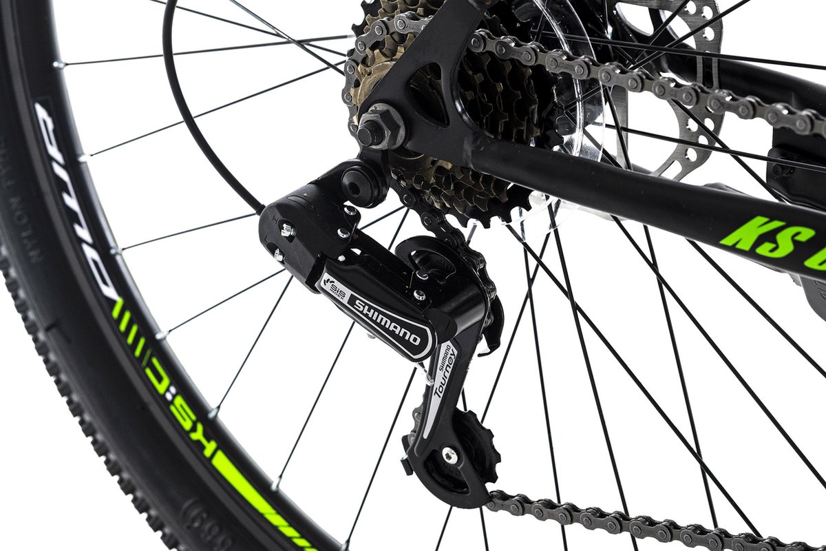 Ks Cycling Fiets Mountainbike hardtail 29 inch Catappa zwart-groen - Fiets kopen online