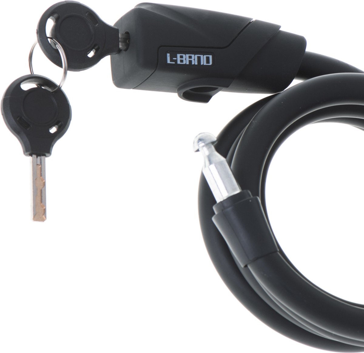 l brno fietsveiligheidsslot lange spiraalsleutel 150cm