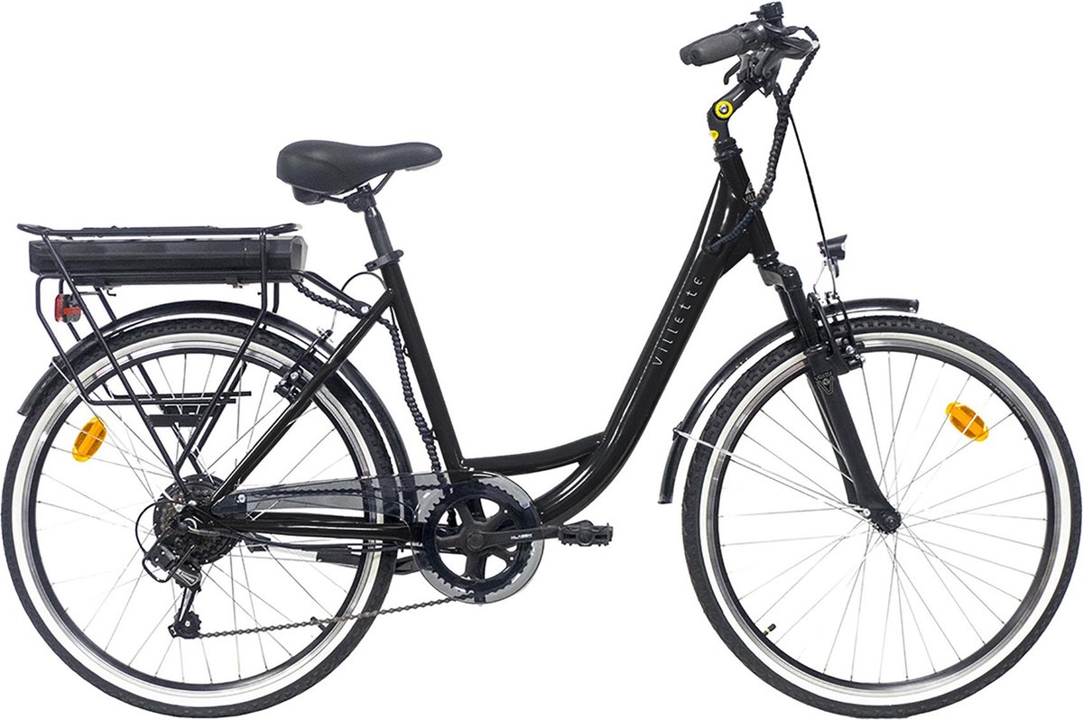 Le Petit Bonheur elektrische damesfiets 13Ah 6sp 26 inch zwart Fiets (elektrisch) kopen online