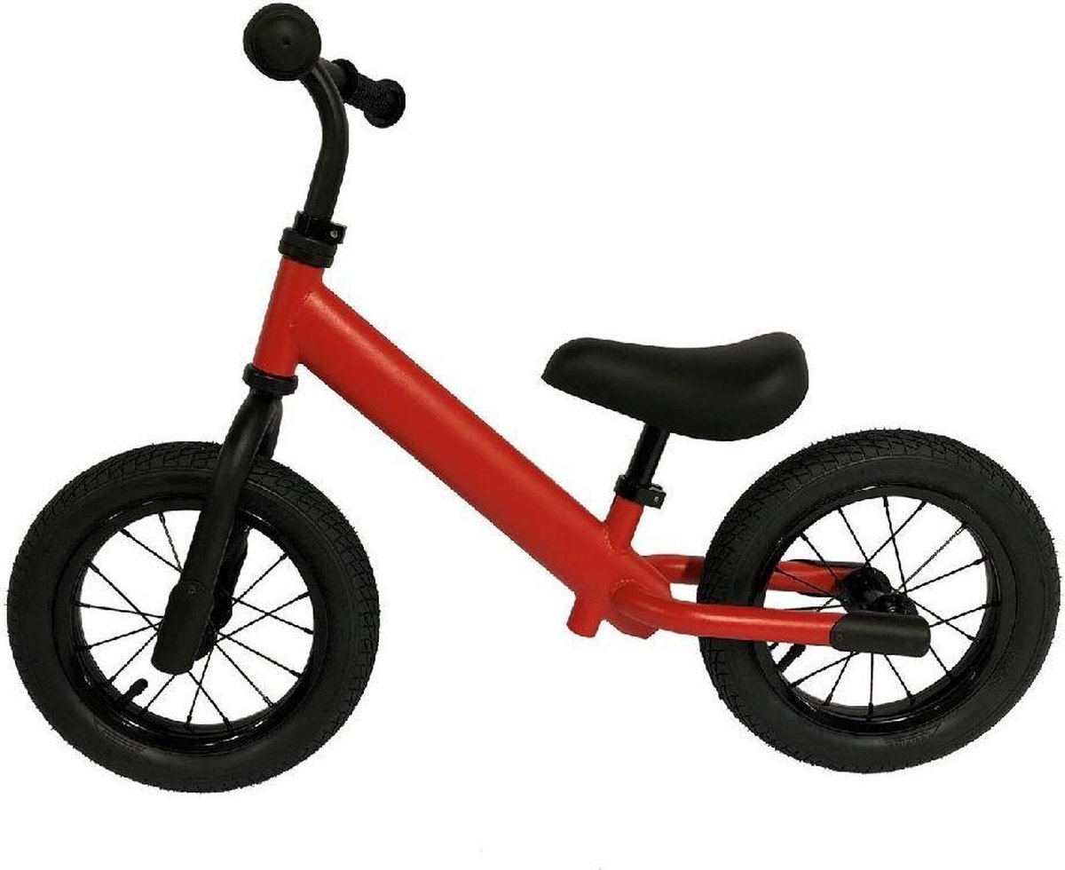 Loopfiets Rood/Zwart Kinderfiets kopen online