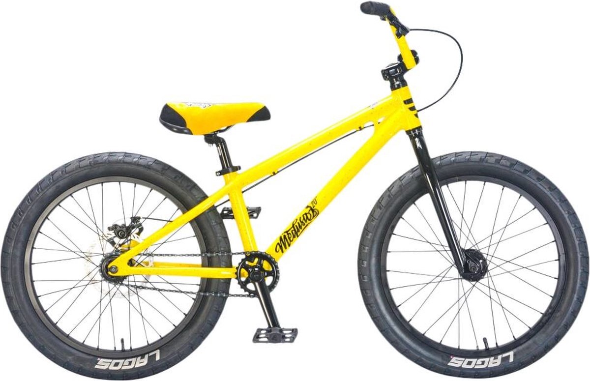 mafia medusa 20 wheelie bike voor kinder geel