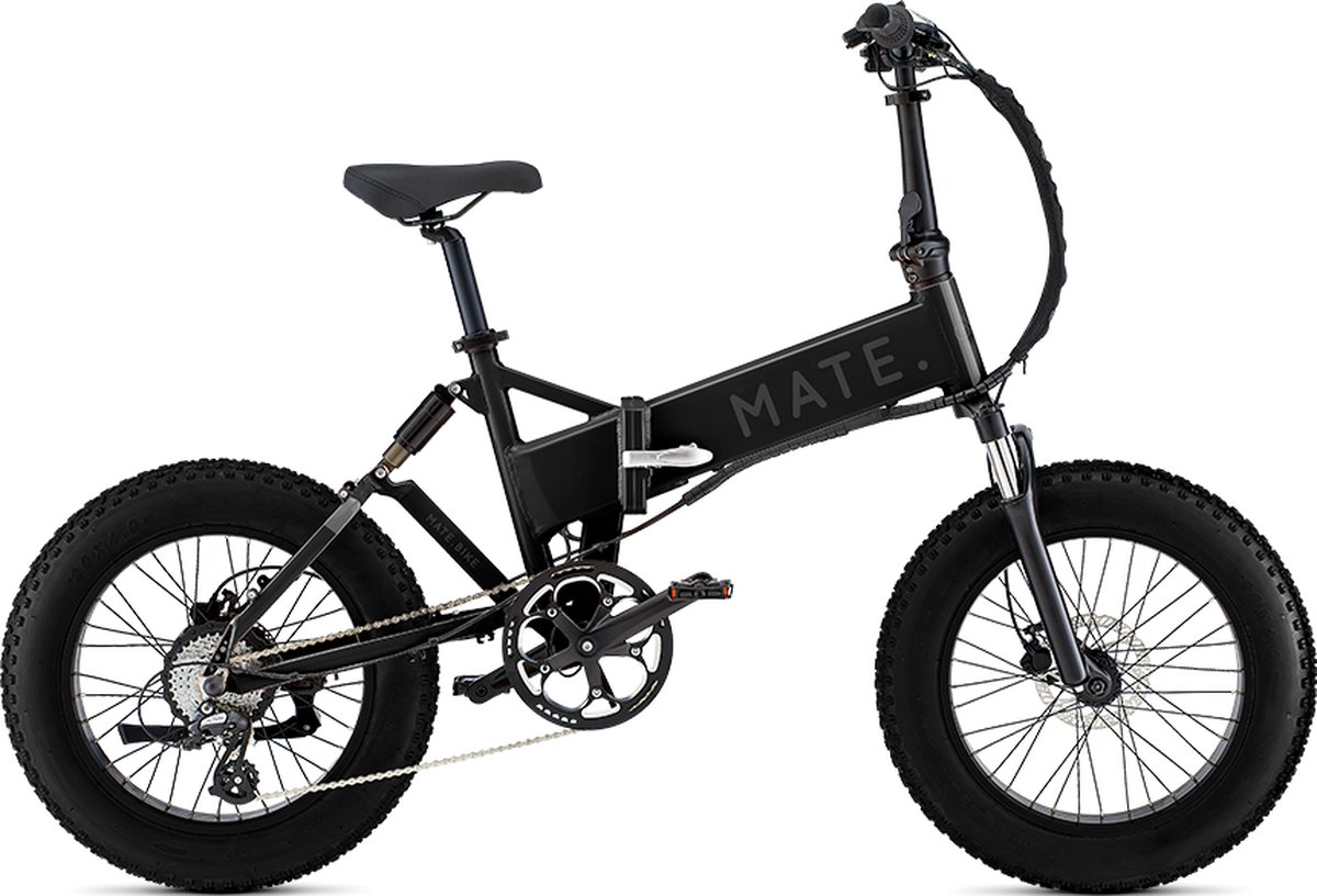 MATE X - 250W Subdued Black - E-Fatbike - 120km range - Hydraulische remmen - Opvouwbaar - Kleur display Fiets (elektrisch) kopen online