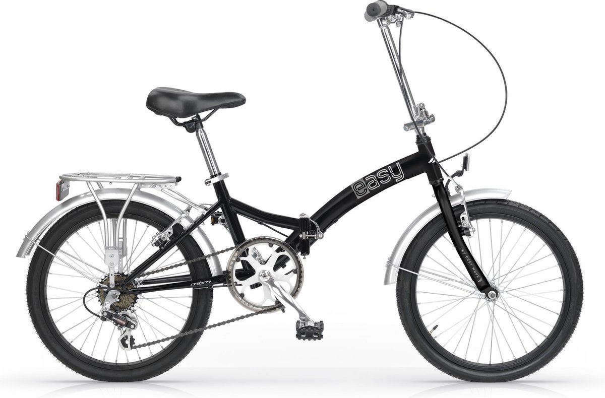 MBM Easy Shimano - Vouwfiets - 51 CM - 6 versnellingen - Zwart Fiets kopen online