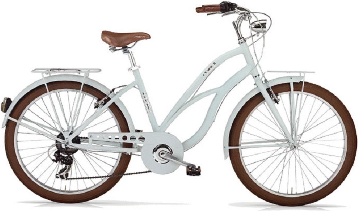 mbm maui cruiser girls 26 inch 7 speed matt blue