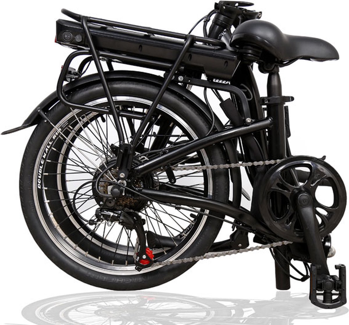 mbm ravel e vouwfiets 35 cm shimano 7 sp zwart