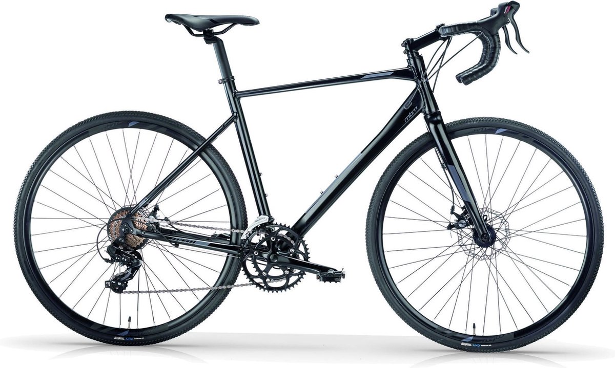 mbm starlight racefiets h 54 cm 14 sp mat zwart