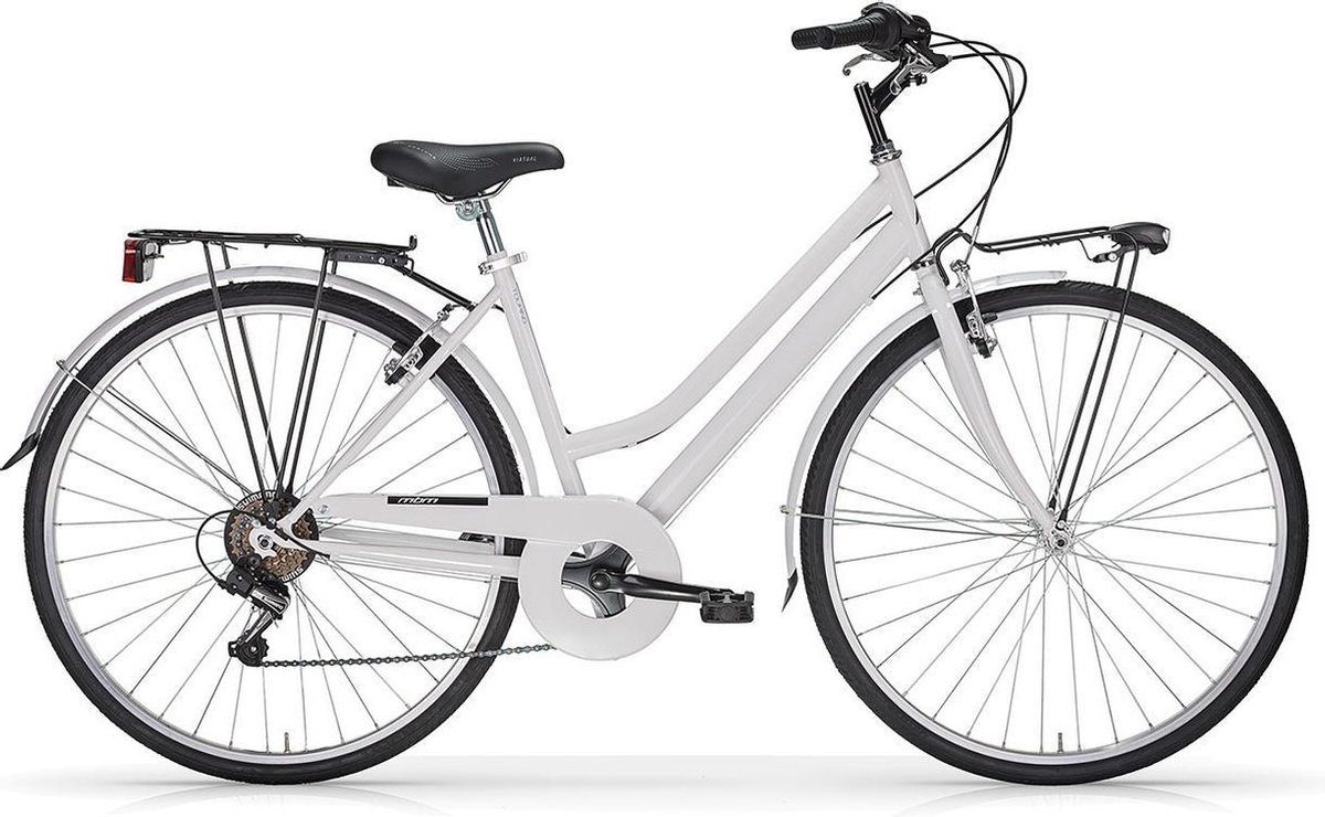 mbm touring lady hybride 28 inch h46 6 speed white