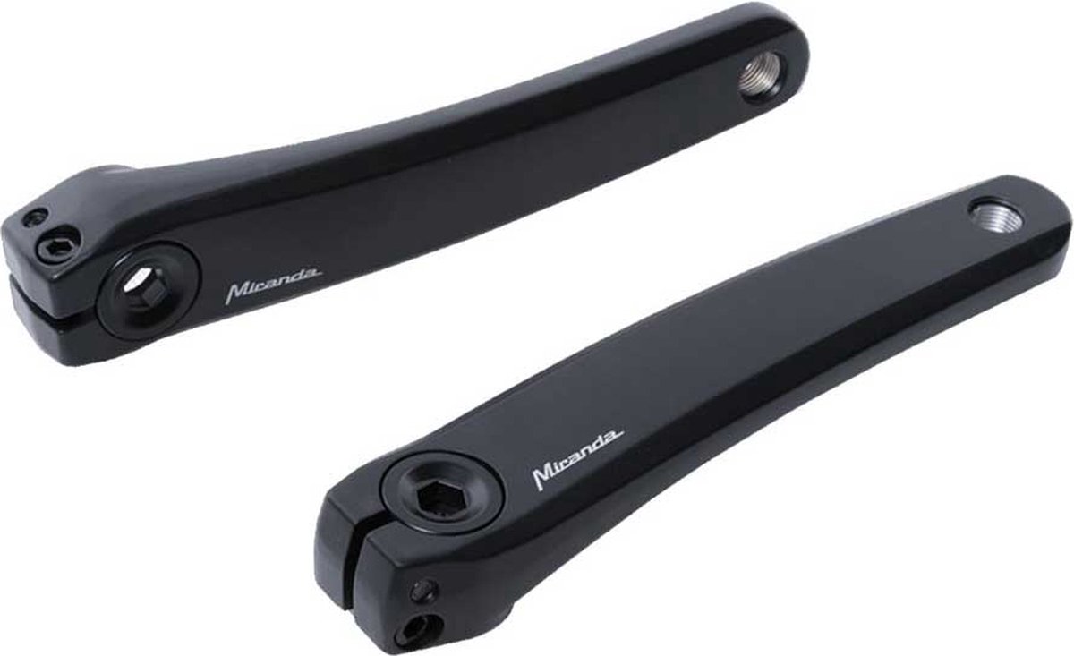 miranda crankset delta s shimano steps 155 mm 18 4 mm zwart