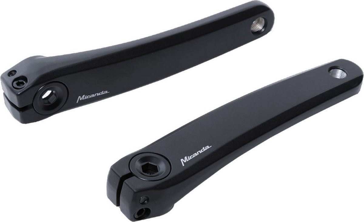 miranda crankset delta s shimano steps 160 mm 18 4 mm zwart