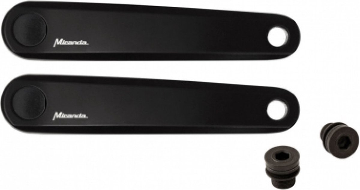 miranda crankset e bike delta bosch 170 mm zwart