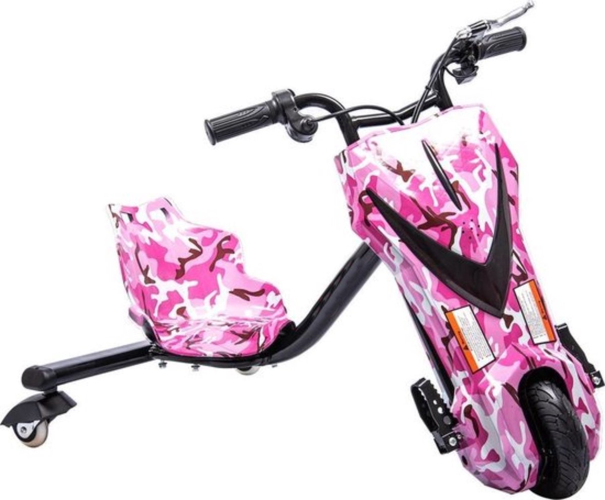 Moovway Elektrische Drift Trike Kart - Camouflage Roze - 15 km/u Drift Trikes kopen online