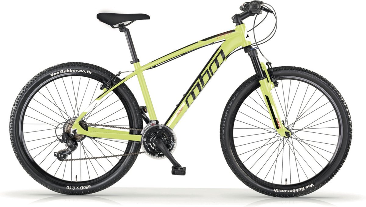 mountainbike brutal met 18 versnellingen 29 inch wielmaat herenfiets racefiets stadsfiets framemaat 43cm lime