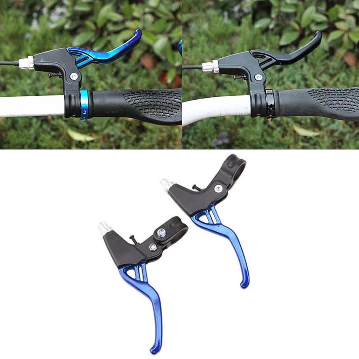 mountainbike lichtgewicht alloy remhendel blauw