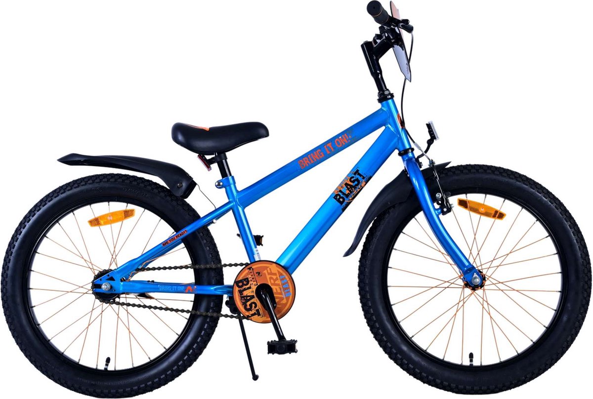NERF Kinderfiets - Jongens - 20 inch - Satijn Blauw Kinderfiets kopen online
