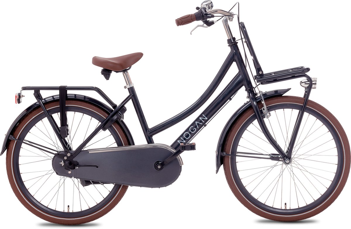 Nogan Cargo N3 Transportfiets - Meisjesfiets - 24 inch - Midnight Blauw Kinderfiets kopen online