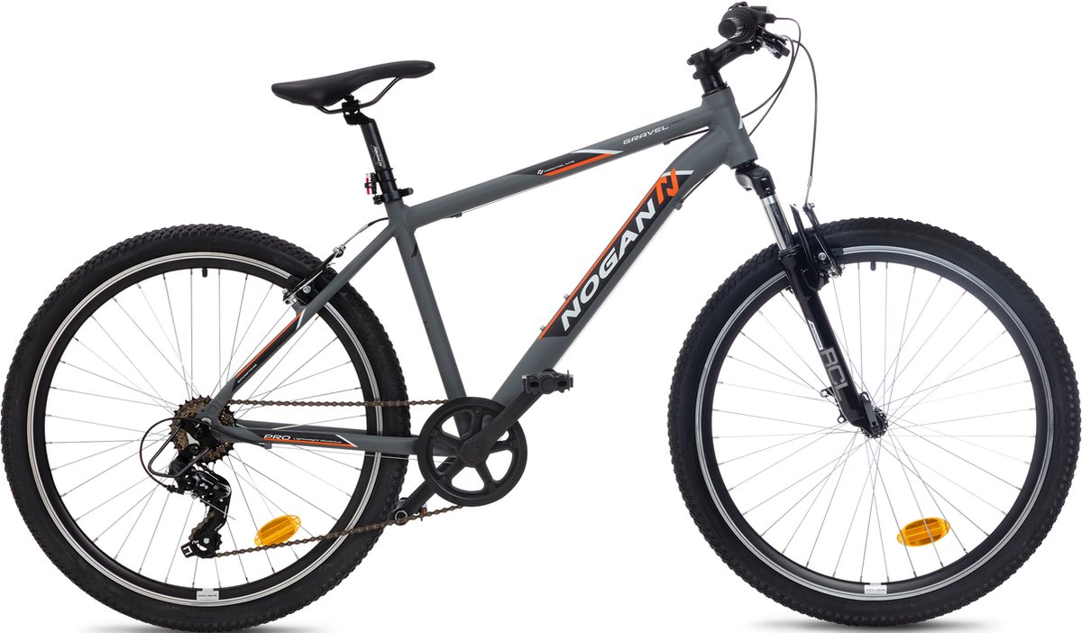 Nogan Gravel PRO - Kinder Mountainbike - 26 inch - Grijs Kinderfiets kopen online