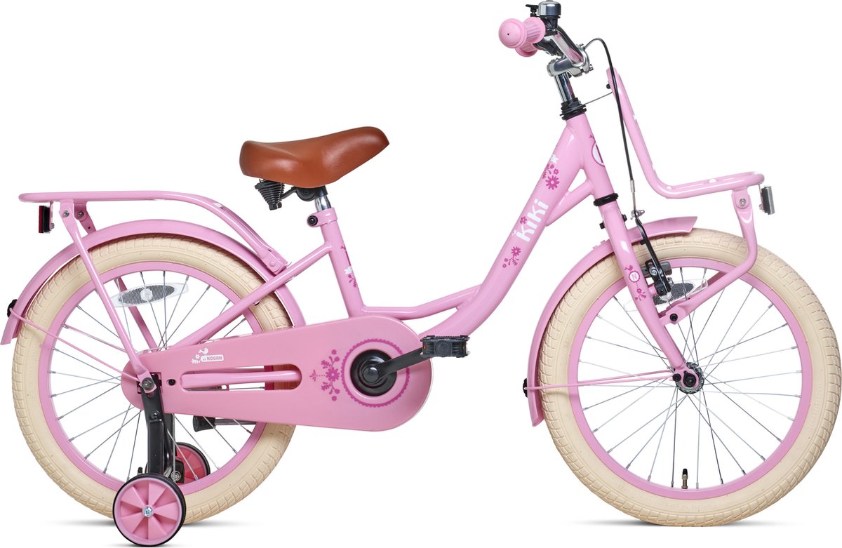 nogan kiki kinderfiets meisjesfiets 18 inch roze