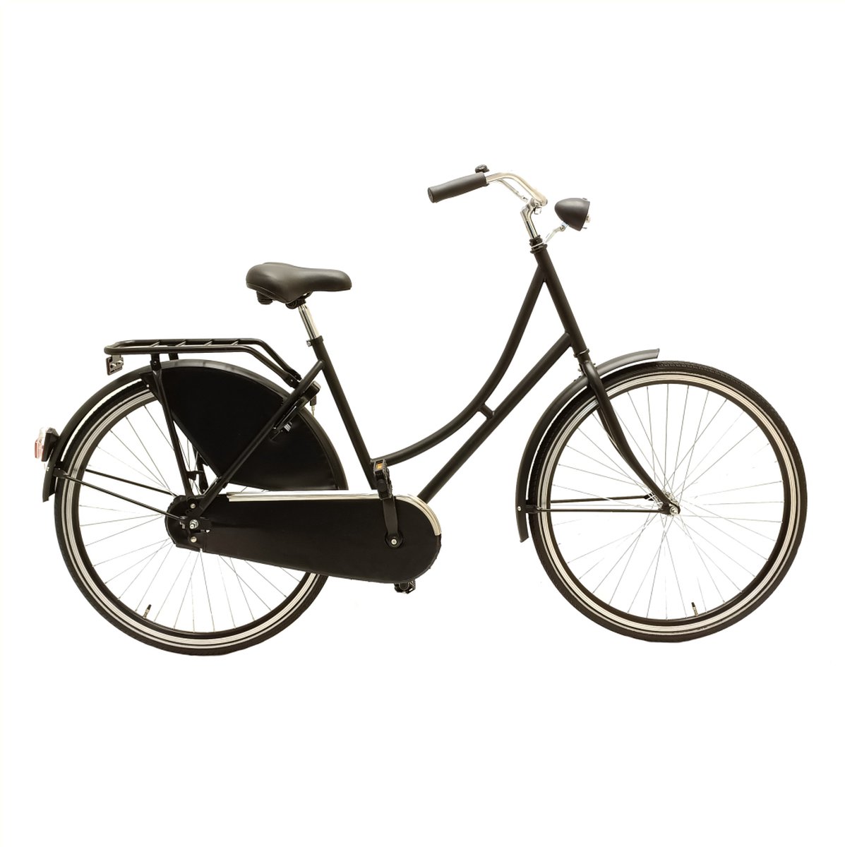omafiets mat zwart 50cm export re1062