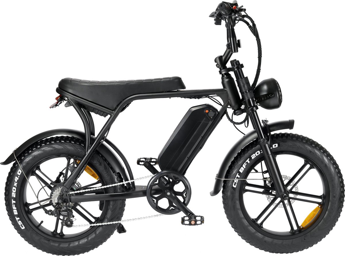 Ouxi V8 Model - Zwart - Elektrische Fatbikes - Elektrische Fiets - E Bike Fiets (elektrisch) kopen online