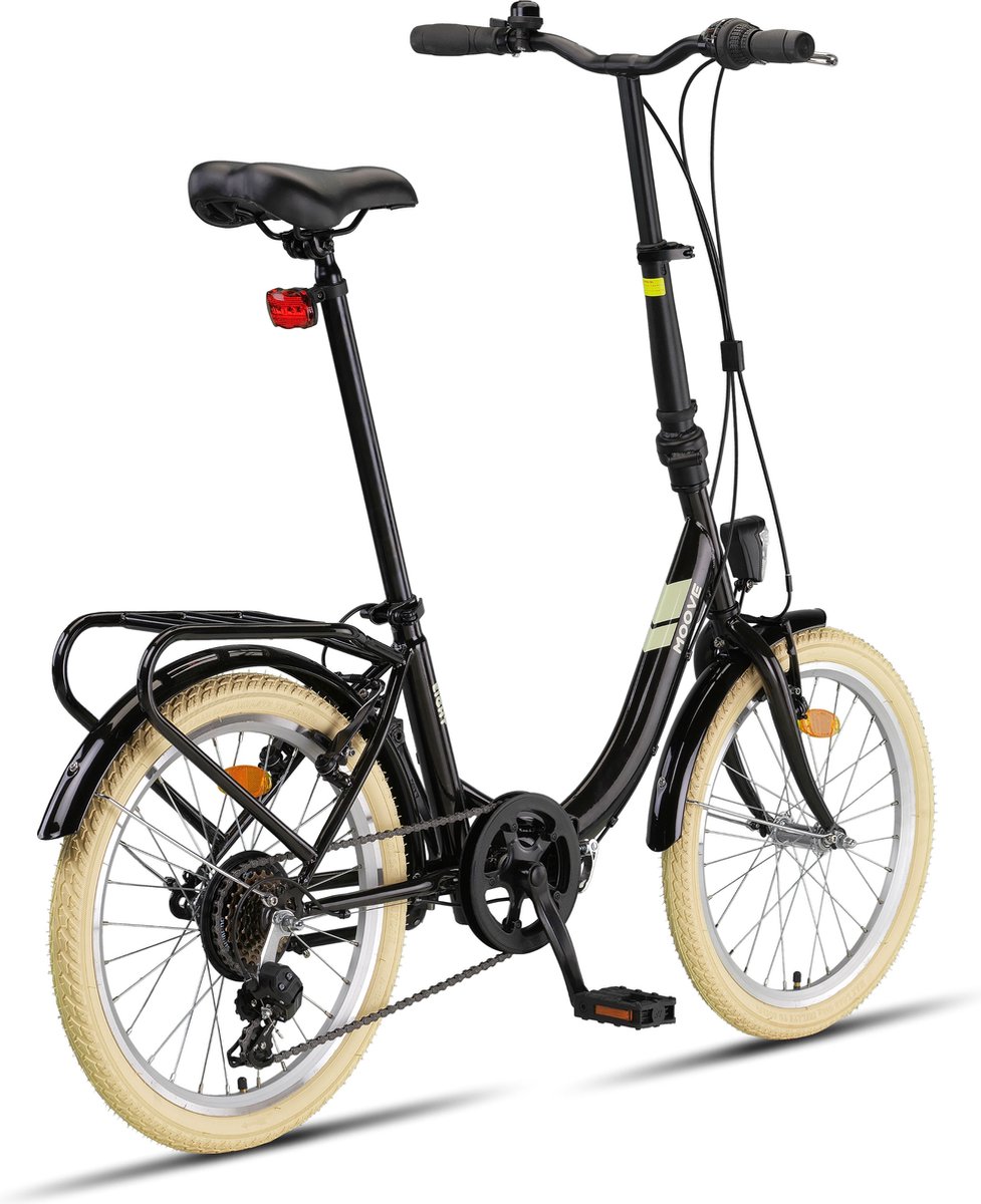 PACTO EIGHT FOLDING BIKE 6v ZWART VOUWFIETS PLOOIFIETS LAGE INSTAP FIETS SHIMANO 20 inch Fiets kopen online