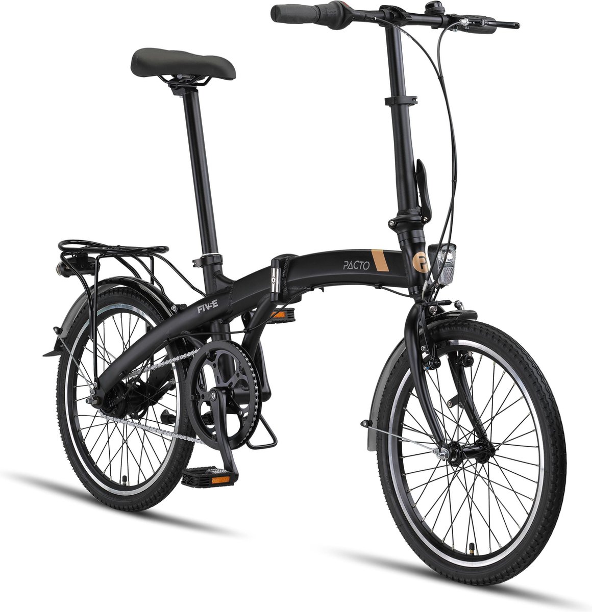 pacto five n7 folding bike black nexus 7v vouwfiets plooifiets terugtraprem 20inch fiets aluminium