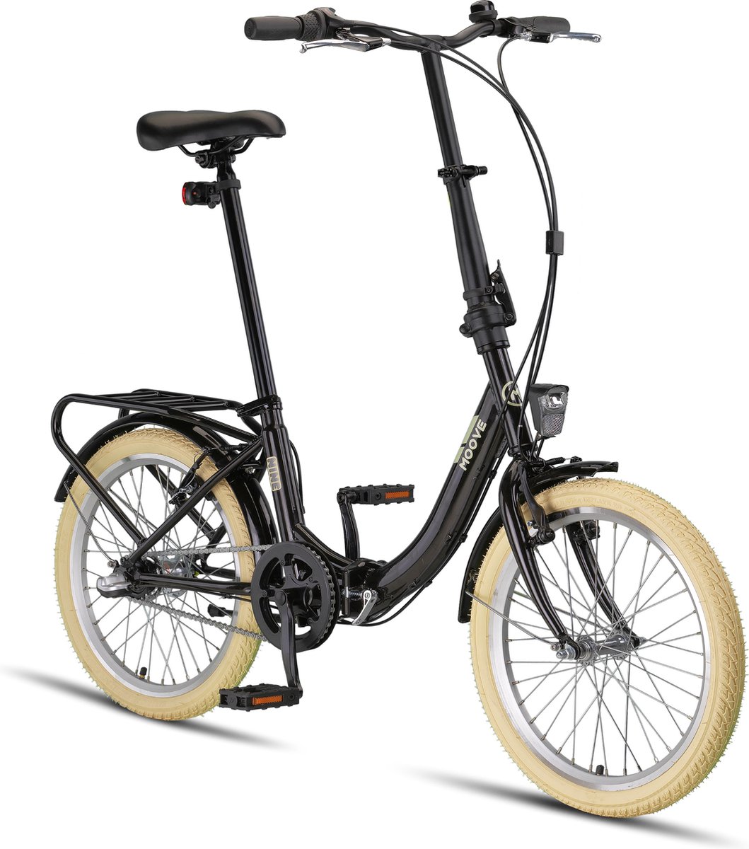 PACTO NINE FOLDING BIKE 3v ZWART VOUWFIETS PLOOIFIETS LAGE INSTAP FIETS SHIMANO 20 inch Fiets kopen online