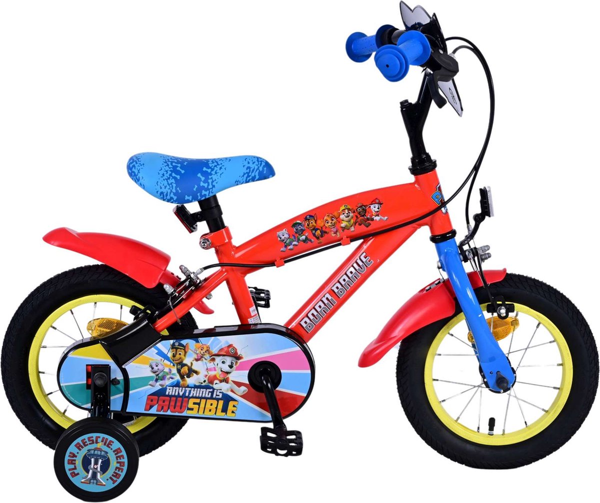 Paw Patrol Kinderfiets - Jongens - 12 inch - Twee handremmen Kinderfiets kopen online