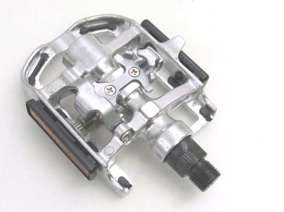 pedaalset mtb tecora e combi spd zwart zilver