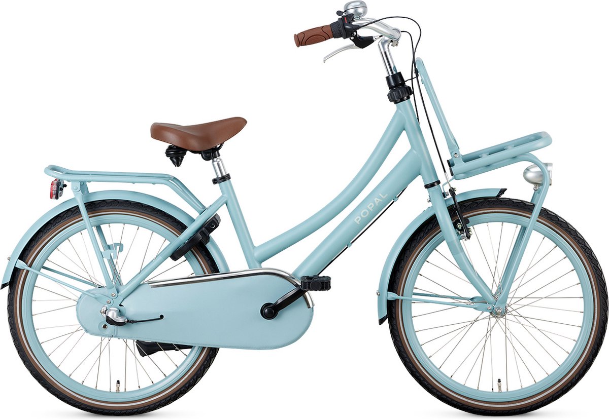 Popal Daily Dutch Basic+ N3 - Kinder Transportfiets - 22 Inch - Mat Blauw Fiets kopen online