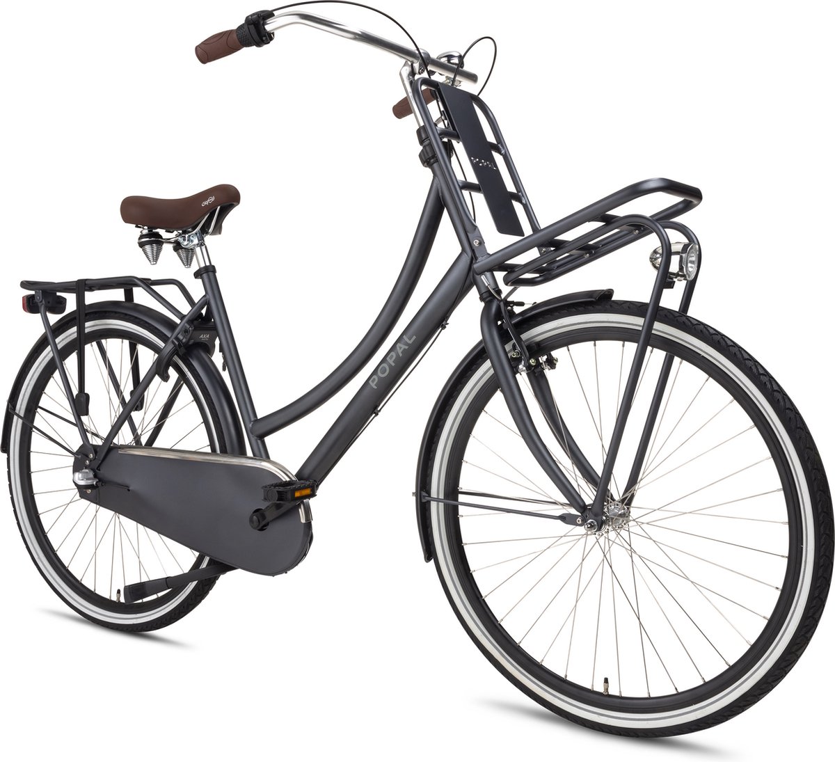 popal daily dutch basic n3 transportfiets stadsfiets dames 47 centimeter petrol blauw