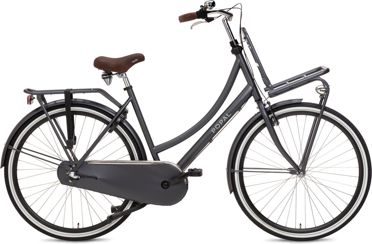 popal daily dutch basic n3 transportfiets stadsfiets dames 59 centimeter petrol blauw