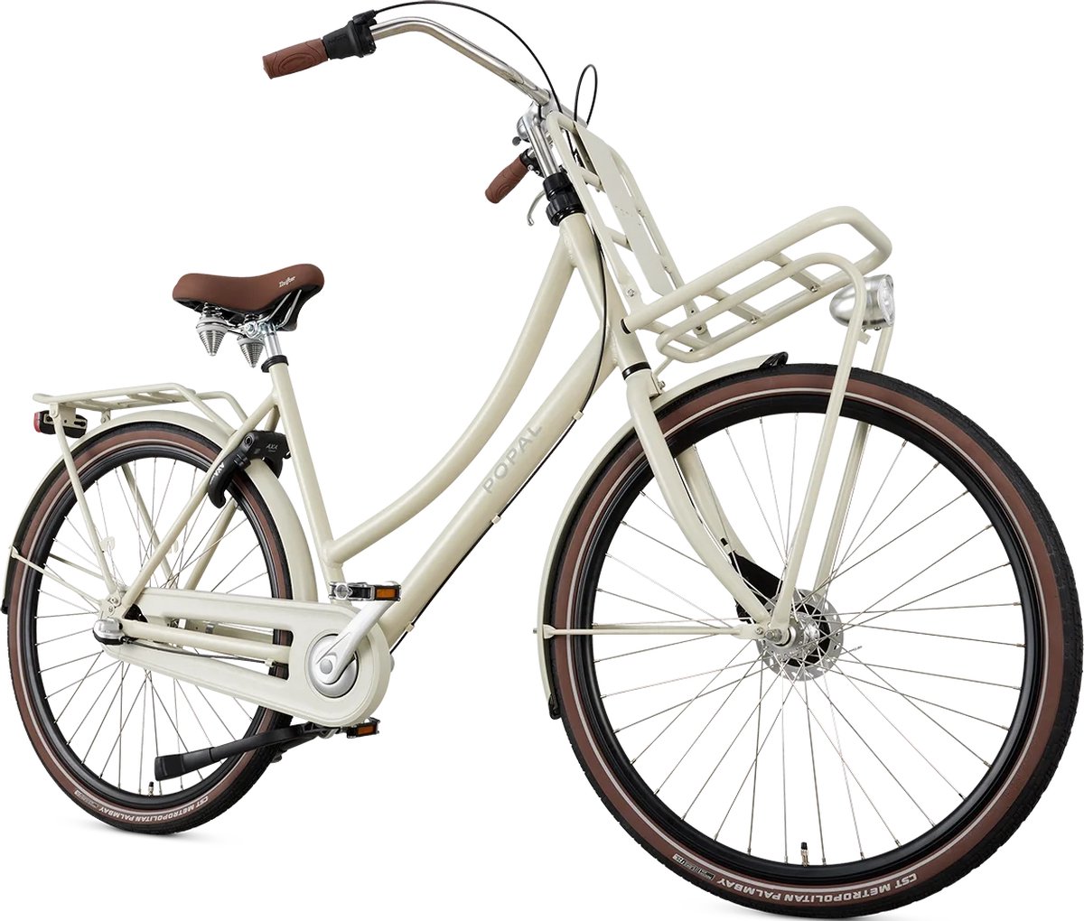 popal daily dutch prestige n3 transportfiets stadsfiets dames 59 centimeter cosmic sand