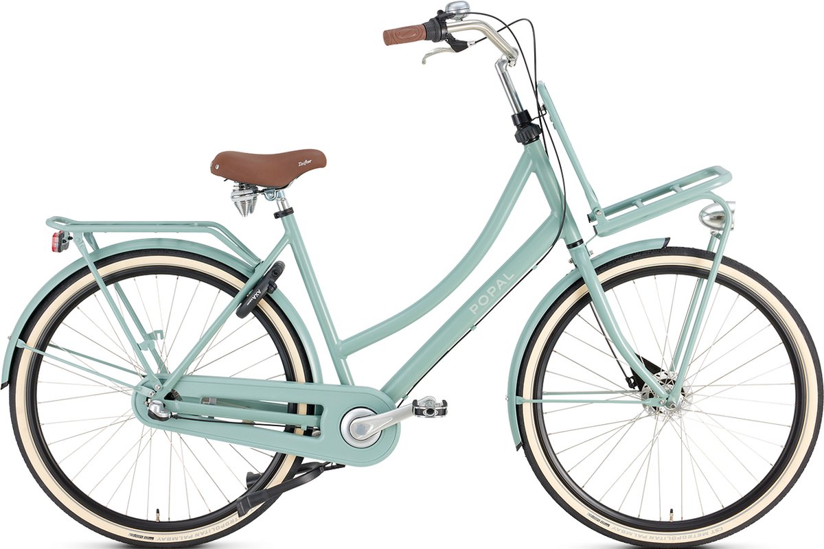 popal daily dutch prestige n3 transportfiets stadsfiets dames mineral green