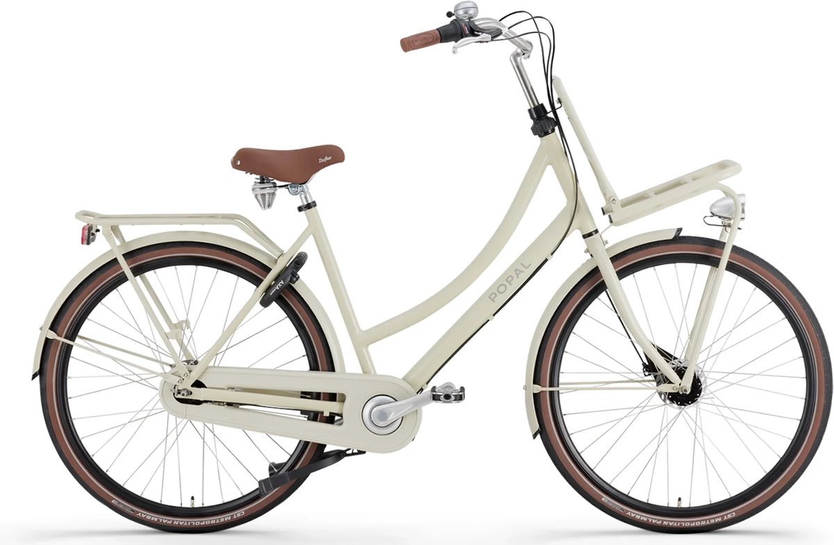 popal daily dutch prestige n7 transportfiets stadsfiets dames 53 centimeter cosmic sand