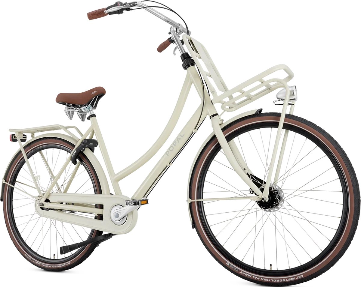 popal daily dutch prestige n7 transportfiets stadsfiets dames 59 centimeter cosmic sand