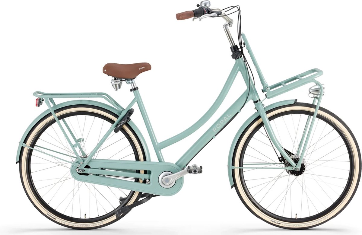 popal daily dutch prestige n7 transportfiets stadsfiets dames 59 centimeter mineral green