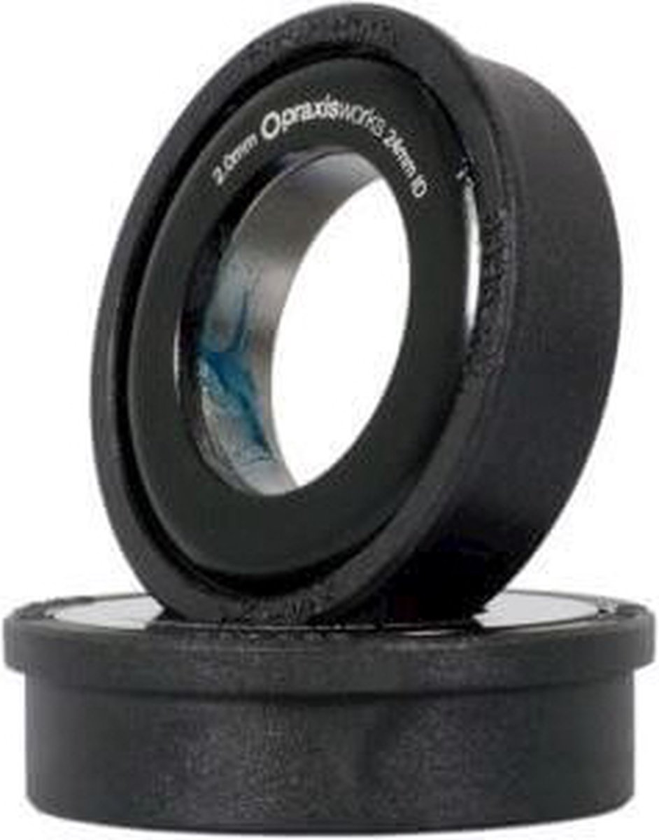 praxis racefiets mtb m24 bb86 90 92 trapas cups zwart 86 5 mm