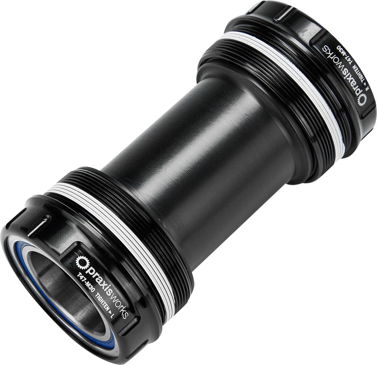 praxis road mtb m30 t47 trapascups zwart 68 73 mm