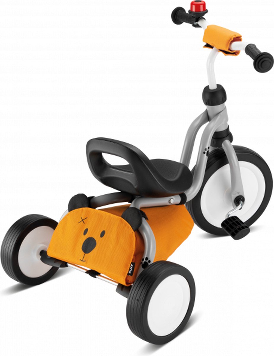 PUKY FITSCH DRIEWIELER VOOR KINDEREN VANAF 1,5 JAAR IN ZILVER EN ORANJE Kinderfiets kopen online