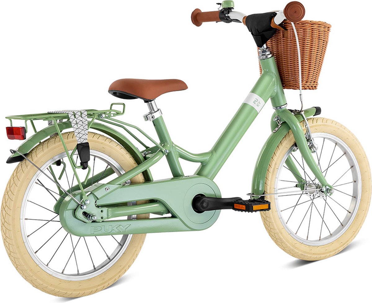 puky kinderfiets 16 youke in retro groen