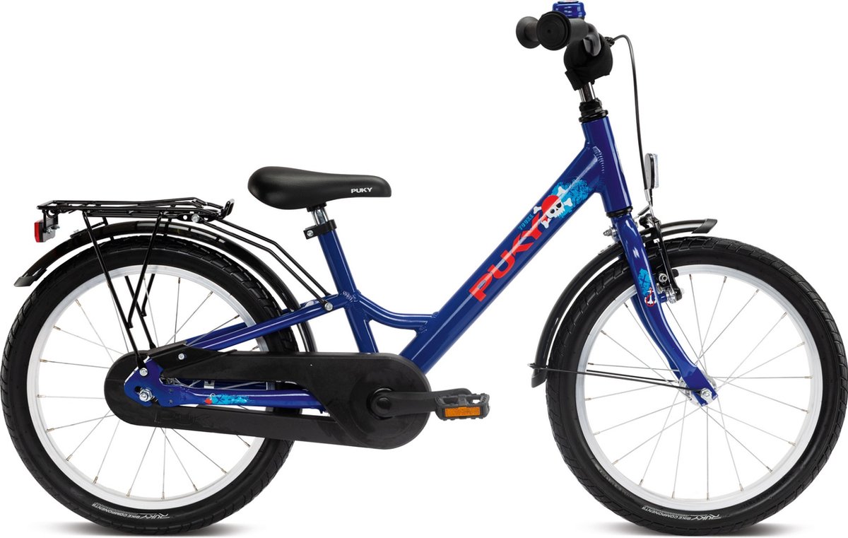 puky kinderfiets 18 youke in donkerblauw
