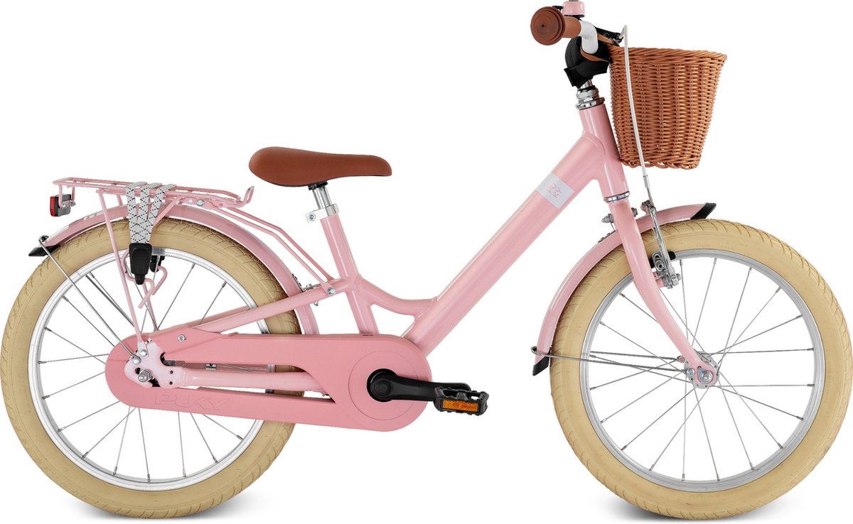 puky kinderfiets 18 youke in retro roze