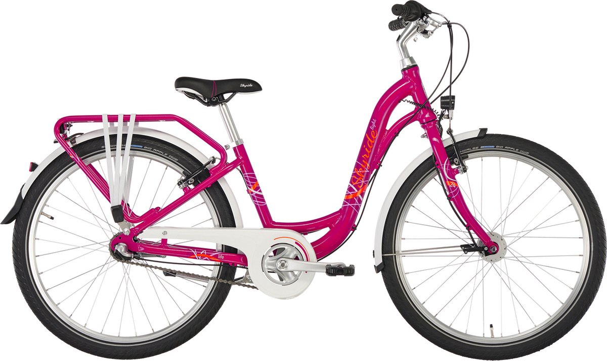 puky skyride kinderfiets 24inch 3 versnellingen berry