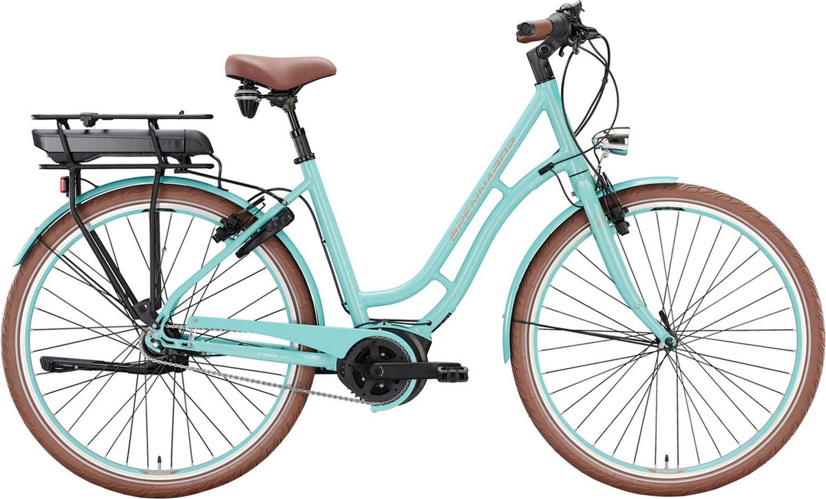 R-20E Nostalgie sweet blue / copper 46 cm. Fiets (elektrisch) kopen online