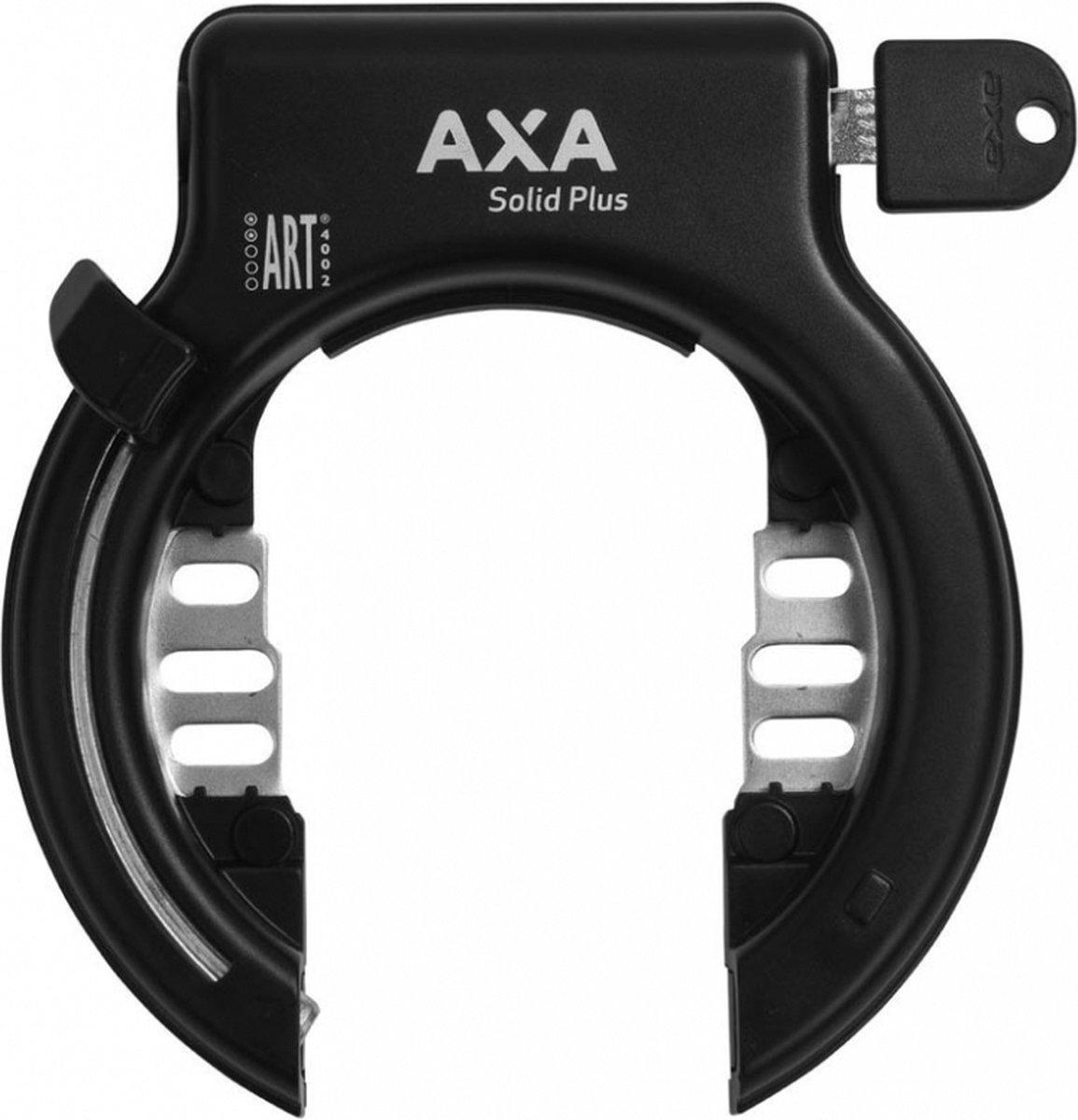 ringslot axa solid plus met uitneembare sleutel zwart werkplaatsverpakking
